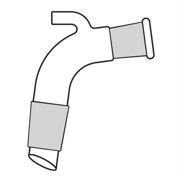 adapter receiver bend with vent astm