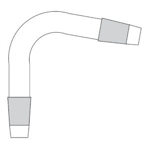 adapter recovery bend sloping end astm