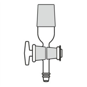 adapter socket with glass key stopcock