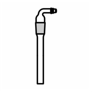 adapter gas passing tube for reaction flask
