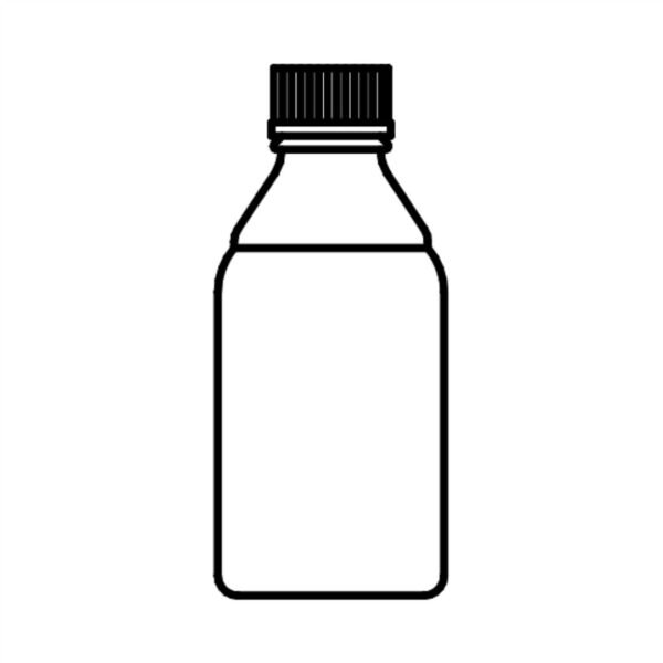 bottle reagent clear with pe screw cap