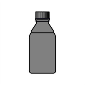 bottle reagent amber with screw cap