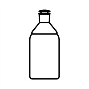 bottle reagent narrow mouth clear glass astm