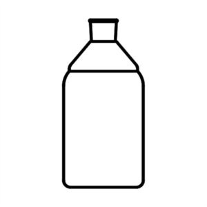bottle tooled neck clear