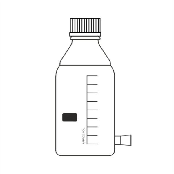 Bottle Aspirator with GL 45 Cap with Socket