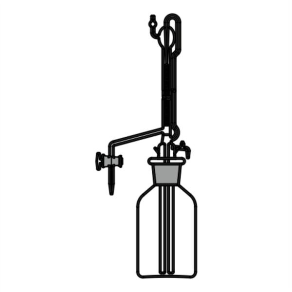 burette automatic with ptfe stopcock class a with batch certificate