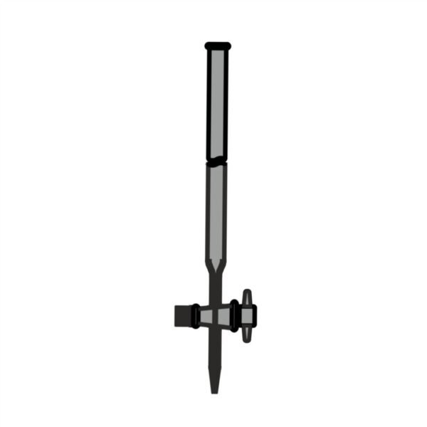 burette with glass stopcock schellbach stripe class a