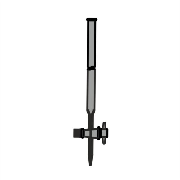 burette with ptfe detachable stopcock schellbach stripe class a with batch certificate