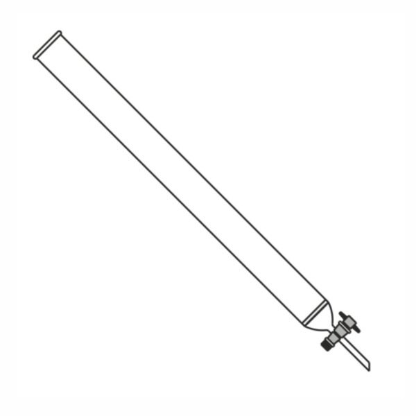 Chromatography Column with Sintered Disc & Glass Stopcock