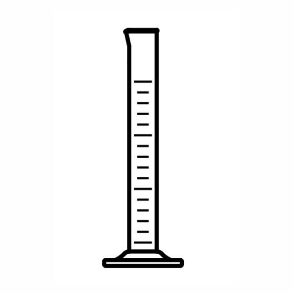 measuring cylinder hexagonal base class a with batch certificate
