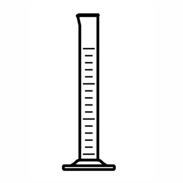 measuring cylinder hexagonal base usp class a