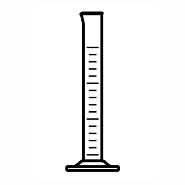 measuring cylinder hexagonal base astm class b