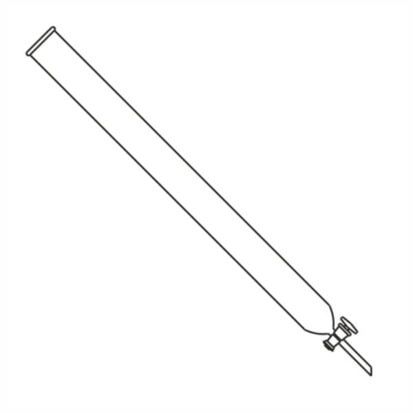 Chromatography Column Plain with PTFE Stopcock